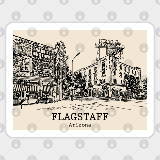 Flagstaff - Arizona Sticker by Lakeric